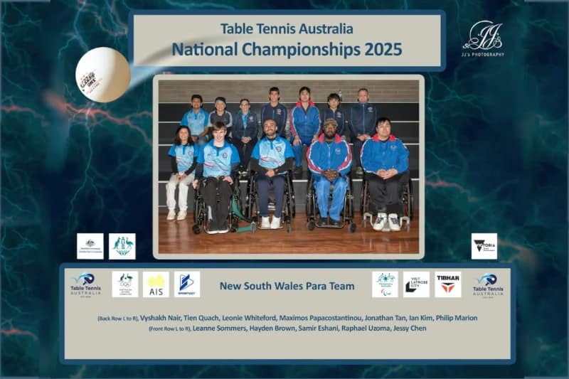 2025 TTA National Championships NSW Para Team
