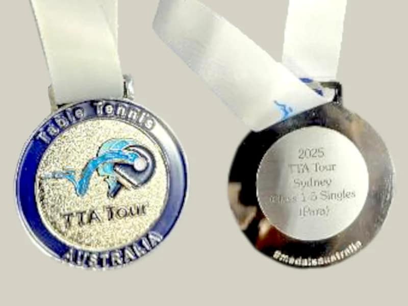 2025 TTA Sydney Tour Class 1-5 Singles Silver Medal